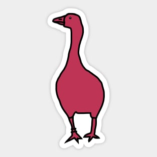 Viva Magenta Goose Game Color of the Year 2023 Sticker